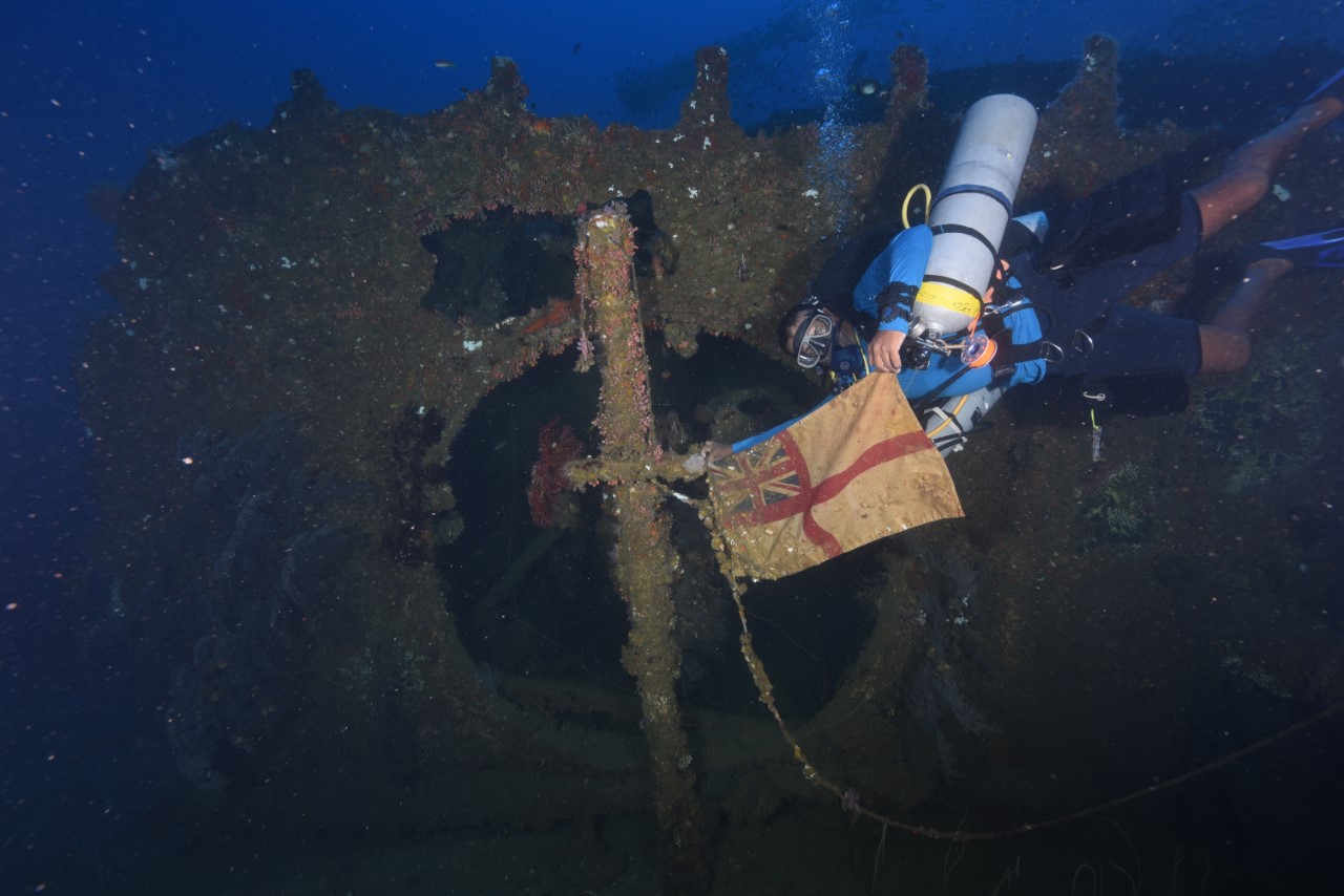 HMS Hermes Wreck Diving 
